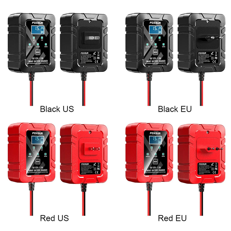 Smart 6V/12V Battery Maintainer & Trickle Charger