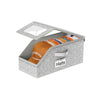 Stackable Fabric Hat Organizer with Clear Window