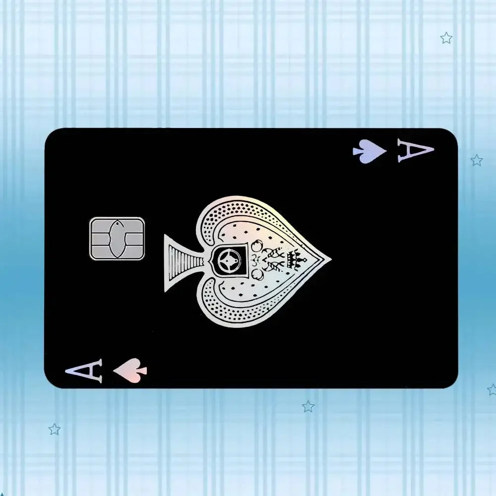 Holographic Card Skin Stickers (4-Pack) – Waterproof, Scratch-Resistant