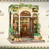 Book Nook DIY Wooden Miniature Kit with LED Lighting