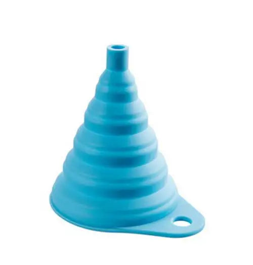 Collapsible Silicone Funnel for Engine Oil and Washer Fluid