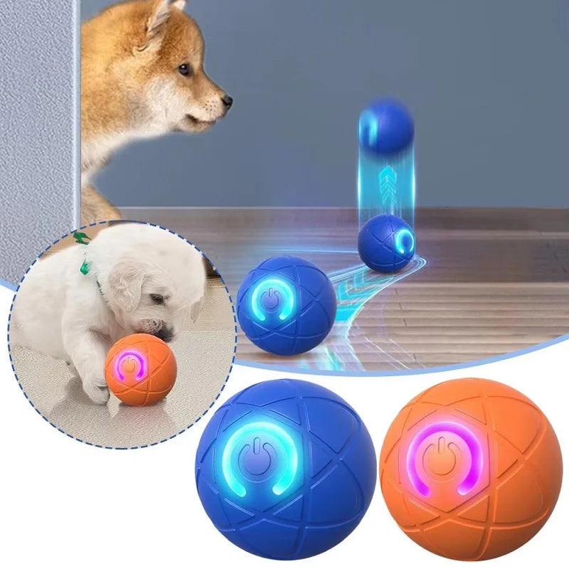 Interactive Auto-Rolling Dog Toy Ball