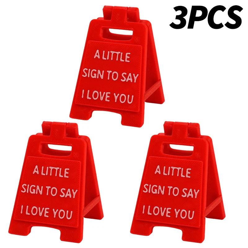 Mini Love Sign Desktop Decoration for Valentine's Day