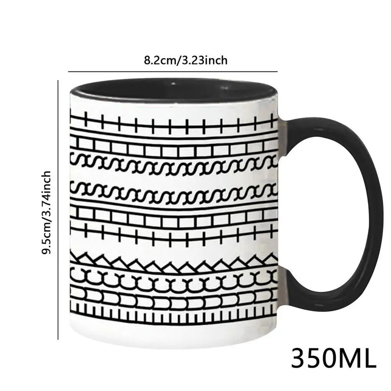 Versteckte Botschaft Keramik-Kaffeetasse