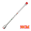 Silver airless paint sprayer extension pole with a red tip, measuring 30cm.