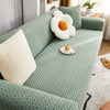 Stretch Plush Sofa Cover with Anti-Slip Grip