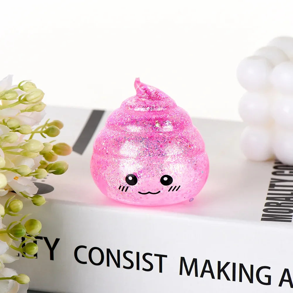 أدوات ضغط (Squishy) ومُهدئات للتوتر لامعة