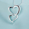Collar con Colgante de Corazón en Plata de Ley 925