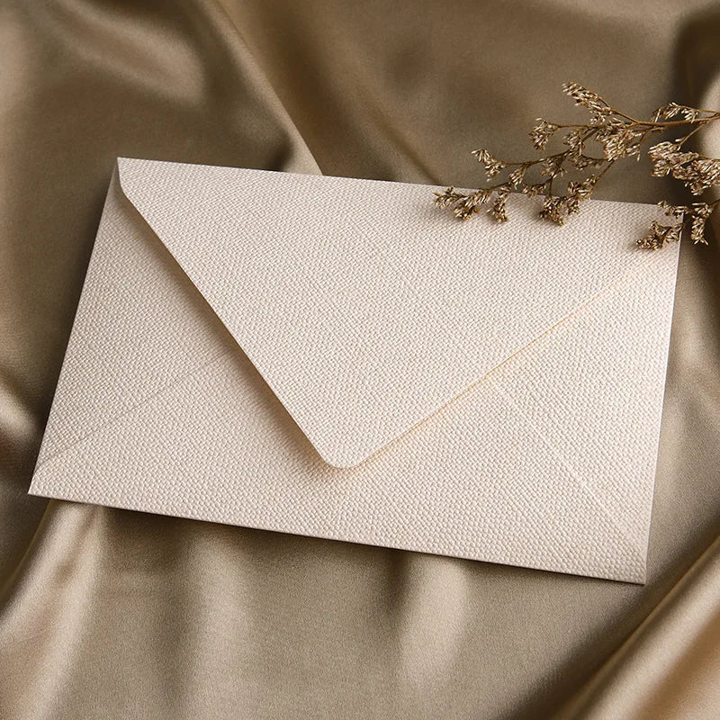 Retro Kraft Paper Envelope Set - 10 Pieces for Gifting & Celebrations