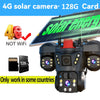 Solar-Powered Triple-Lens PTZ Security Camera