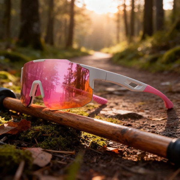 Oversized Wraparound Sports Sunglasses
