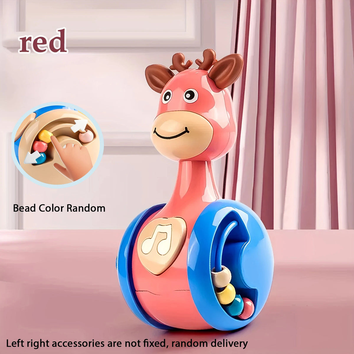 Fawn Slide & Shake Rattle Toy for Babies