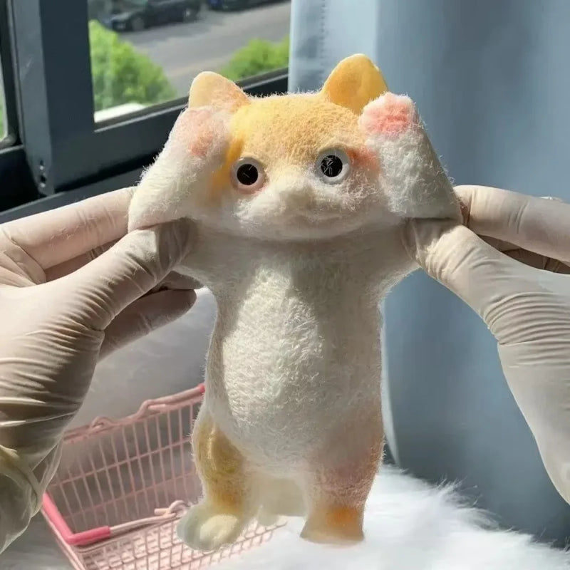 Realistic Cat Squeeze Toy for Stress Relief