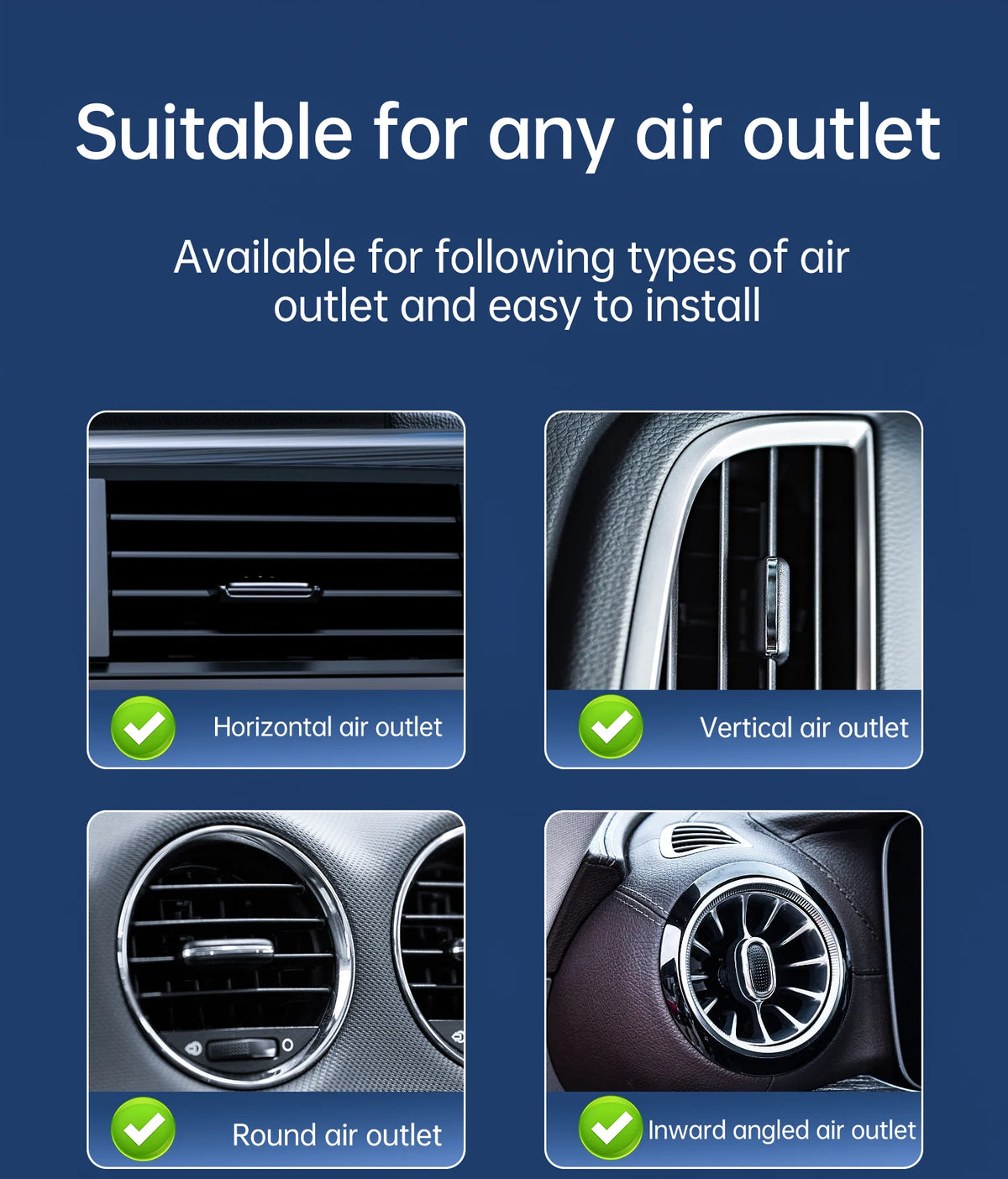 Universal Car Air Vent Tablet & Phone Mount