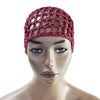Hand-Crocheted Mesh Hair Net Cap for Women