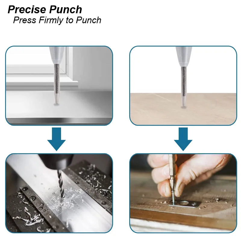 Automatic Center Punch with Spring-Loaded Mechanism