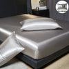 Luxury Satin Fitted Sheet Set with Pillowcases