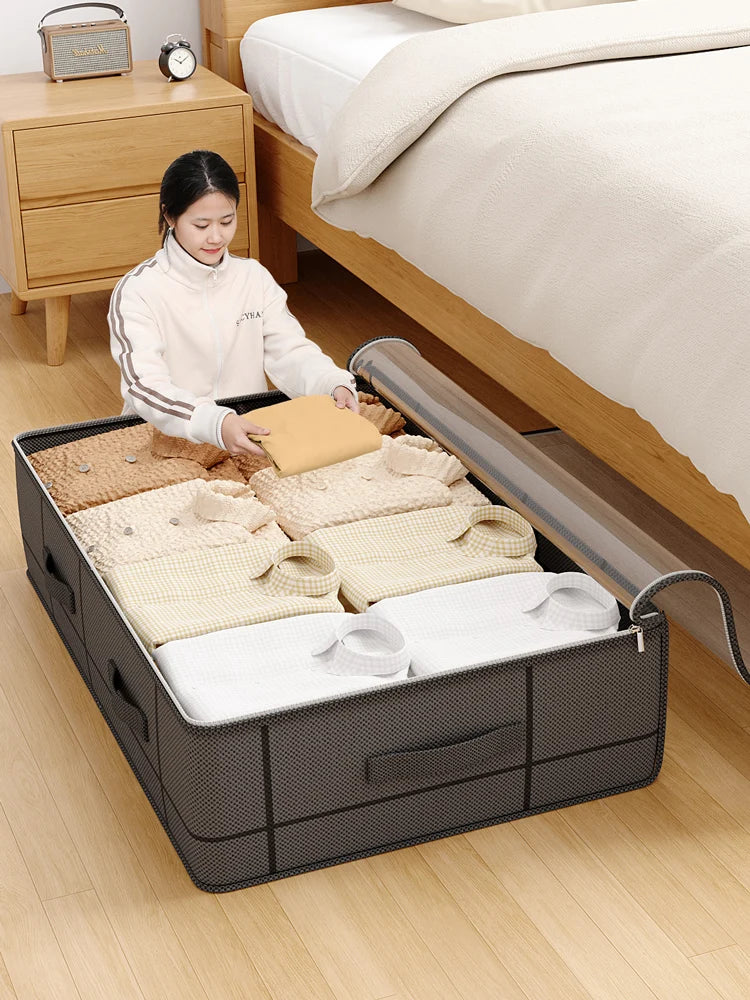 Under-Bed Storage Bag with Clear Window