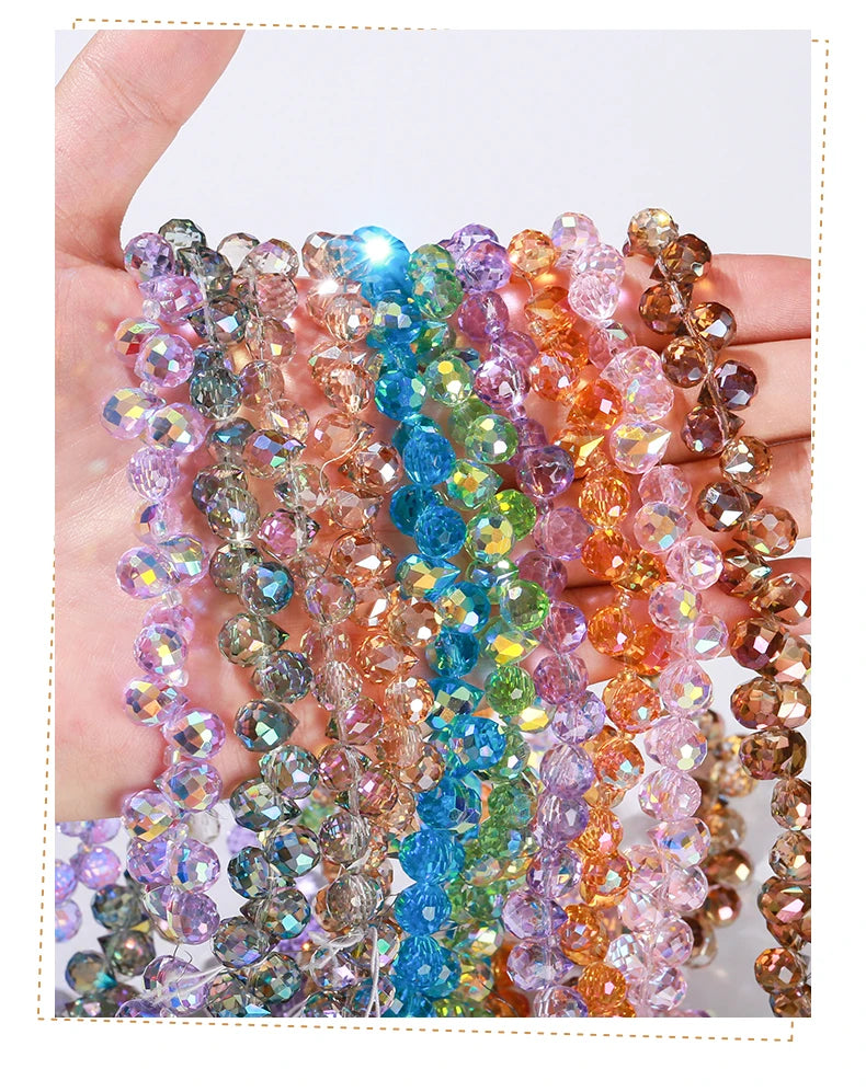 Colorful Glass Crystal Beads for Jewelry Making