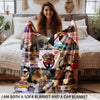 Funny Monkey Print Flannel Blanket – Soft & Cozy Throw