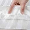 Luxurious Satin Stripe Pillowcase with Envelope Closure