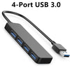 4-Port USB 3.0 Hub for Laptops and Desktops