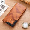 Men's Genuine Leather RFID Blocking Long Wallet with Card Holder