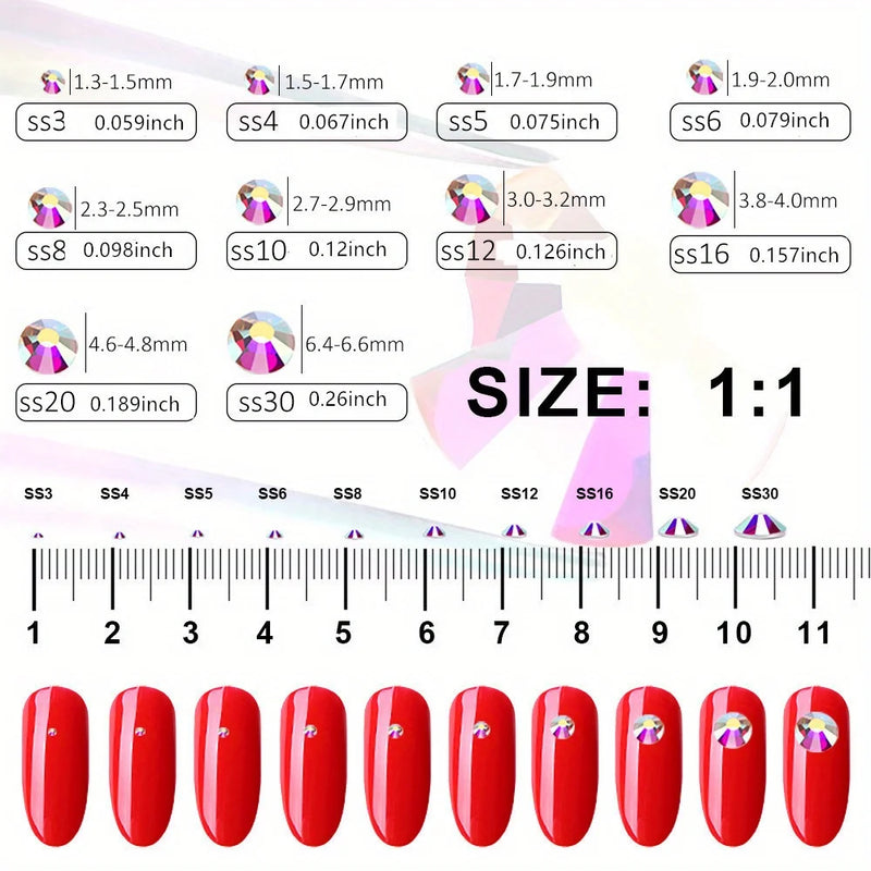 Resin Rhinestone Gems for DIY Crafts