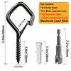 Square Snap Safety Hooks for Hanging and Organizing