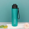 Motivational Time-Marker Water Bottle with Straw