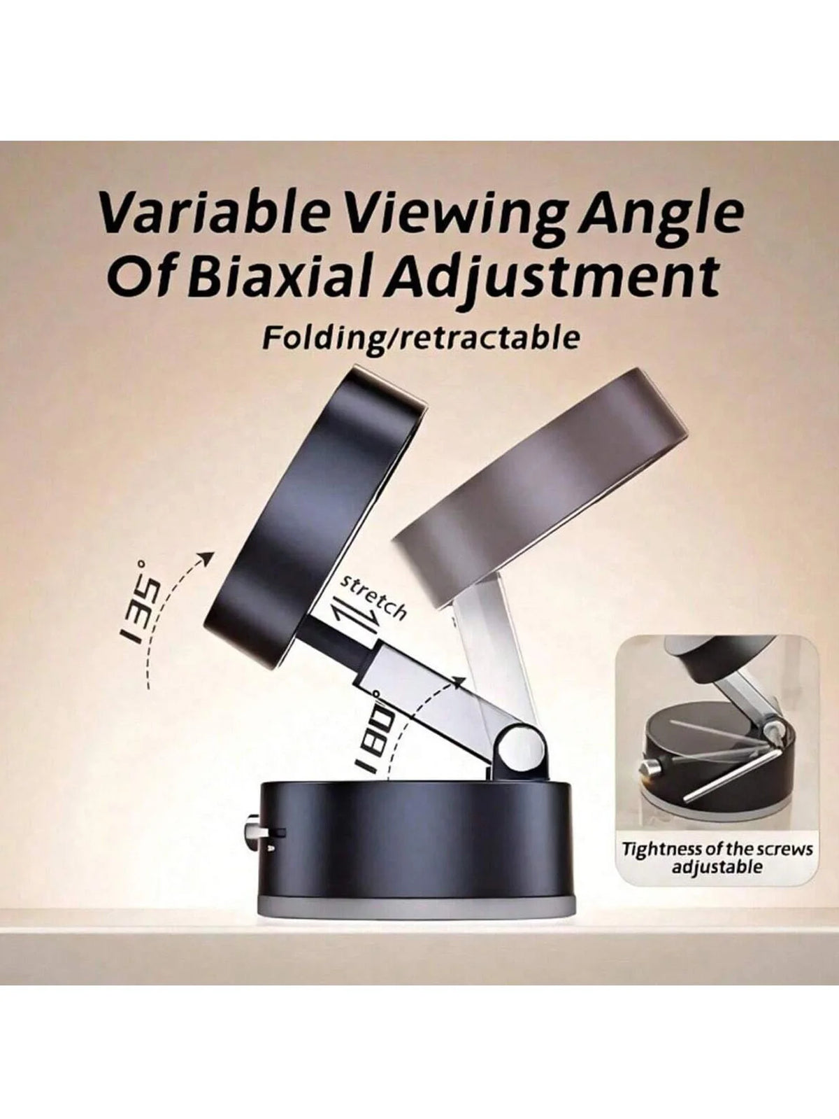 Foldable Magnetic Phone Holder for Car & Desk