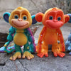 تمثال قرد ثلاثي الأبعاد بتصميم مرح