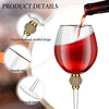 Elegant Gold-Rimmed Diamond Wine Glasses
