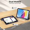 Slim PU Leather Smart Case for iPad 11th Gen (2025) & 10th Gen (2022) with Pencil Holder