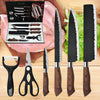 Forged Hammer-Pattern Kitchen Knife Set