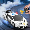 1:18 Scale RC Stunt Car with 360° Spin, LED Lights & One-Button Transformation