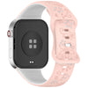 Two-Tone Floral Silicone Watch Strap for Redmi Smartwatches
