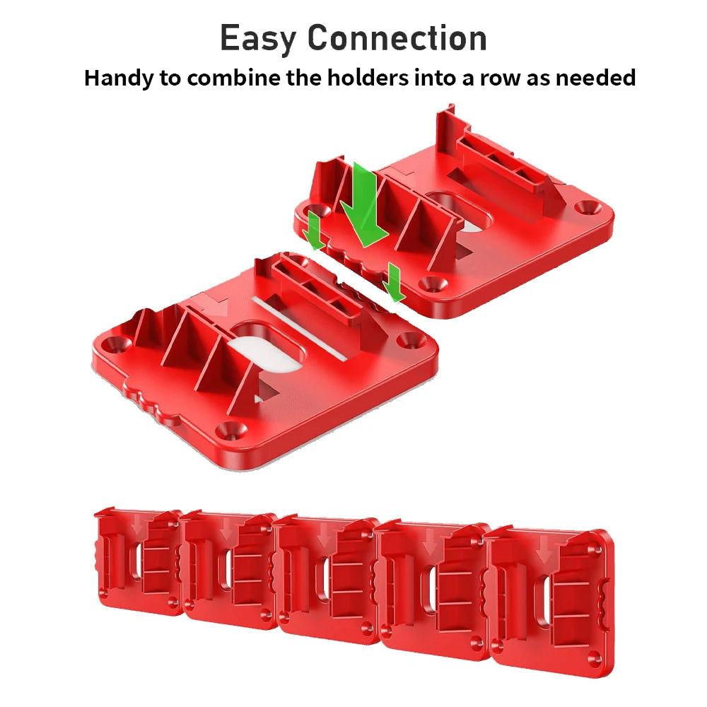 18V Li-ion Battery Storage Bracket for Milwaukee M18