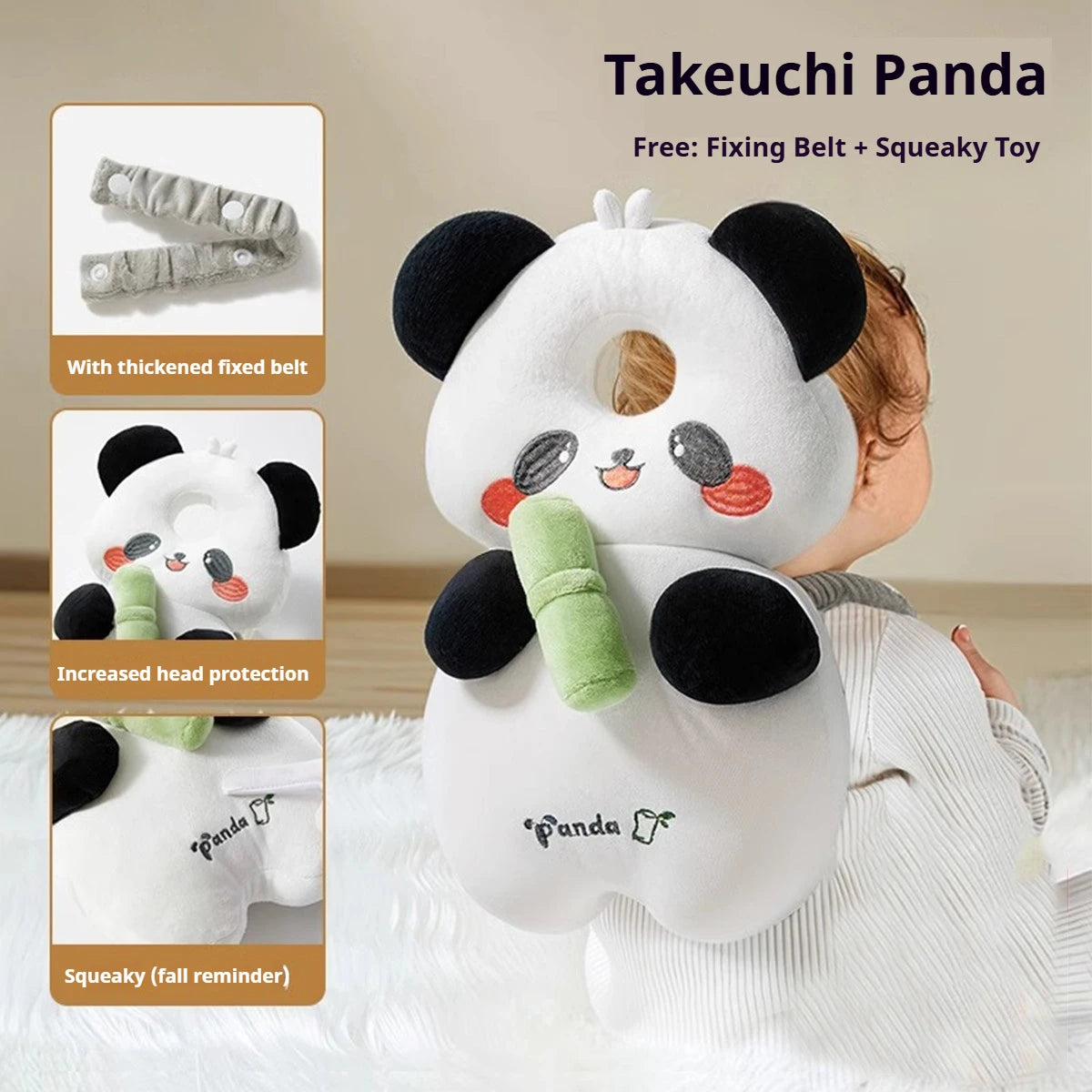 Baby Head Protection Pillow with Adjustable Strap