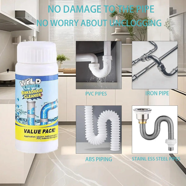 Foaming Drain Cleaner for Kitchen & Bathroom