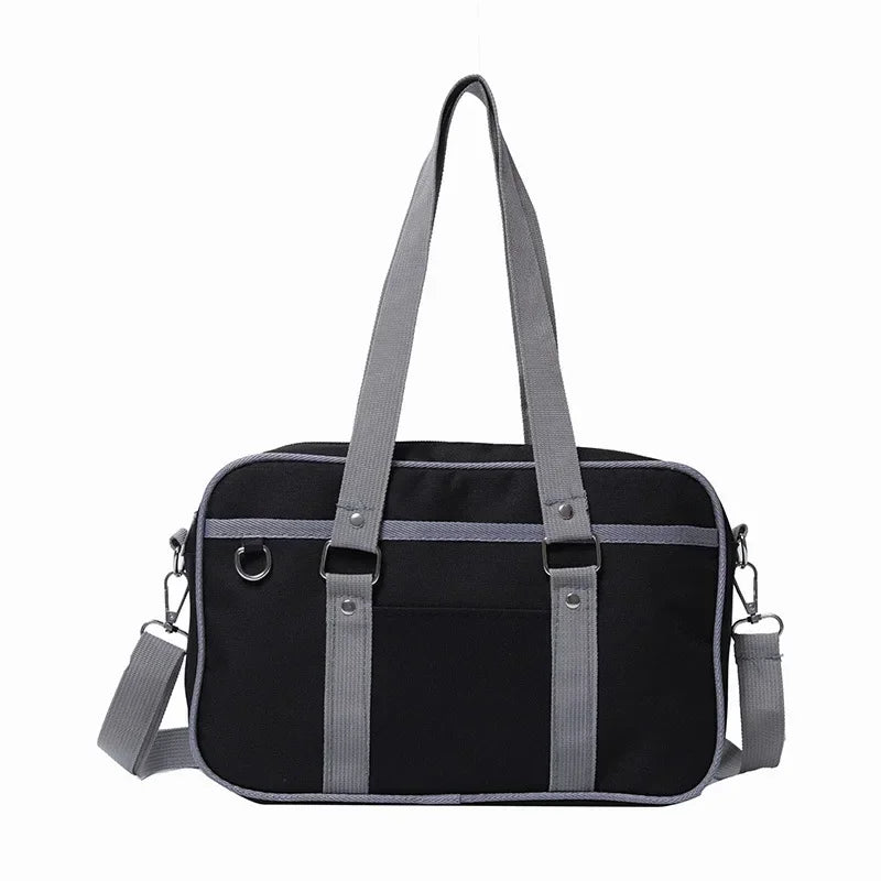 Japanese Preppy PU Leather Shoulder Bag