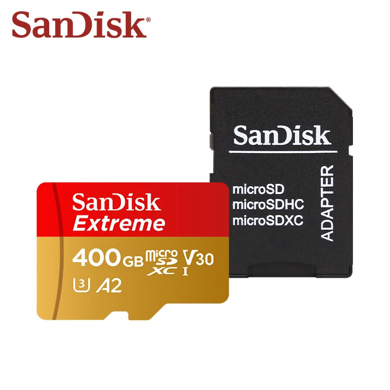 SanDisk Extreme microSDXC Card – U3 V30 High-Speed Storage (64GB–1TB)