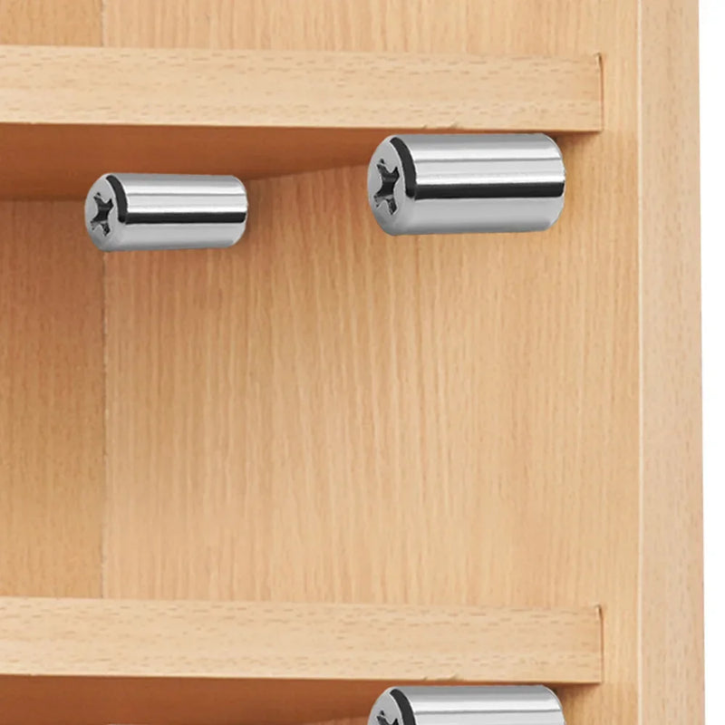 Self-Tapping Shelf Support Pins with Non-Slip Silicone Sleeves
