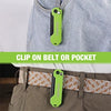 Folding Utility Knife 3-Pack with Quick-Change Blades and Belt Clip