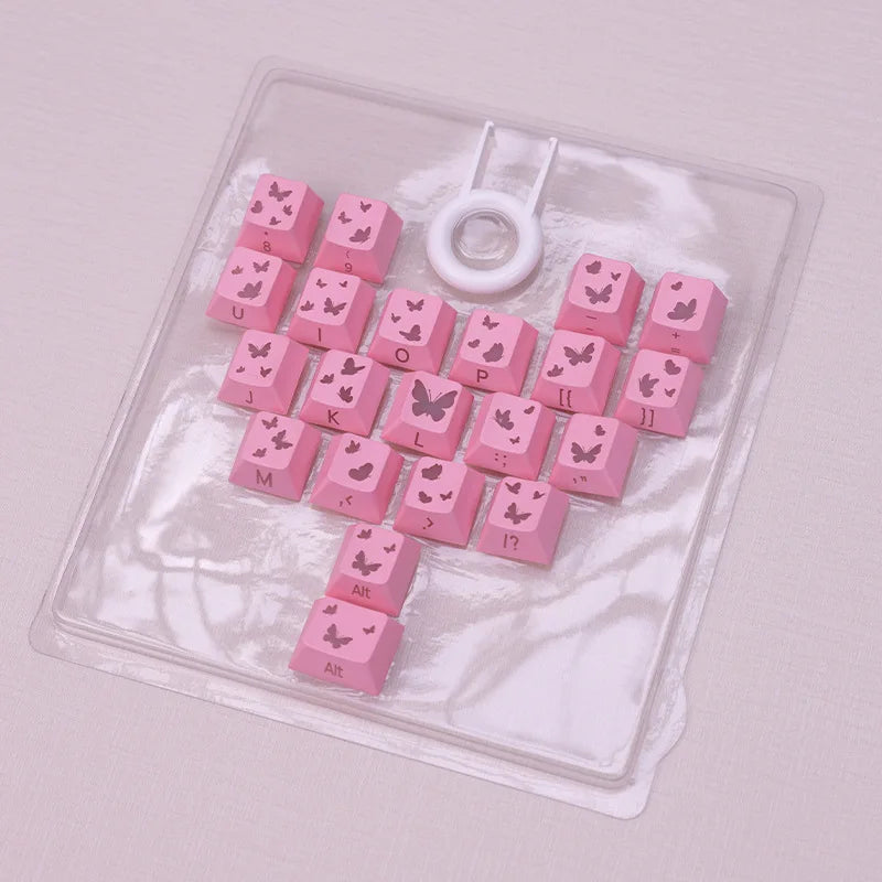 Butterfly Design Keycap Set for Mechanical Keyboards