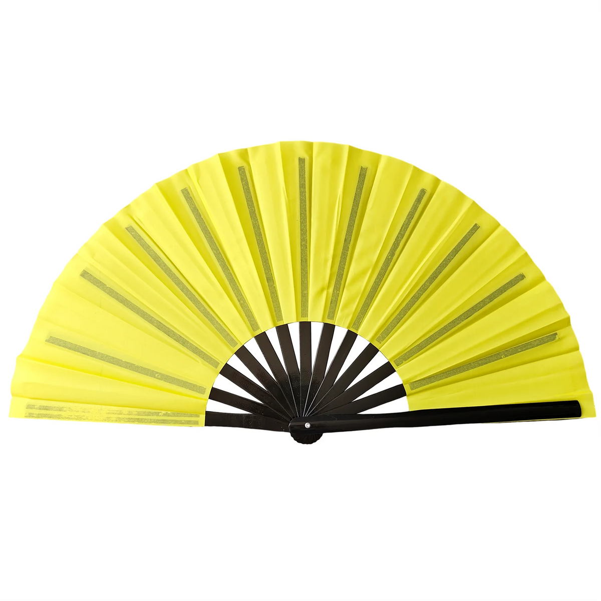 Traditional Bamboo Tai Chi Performance Fan with Protective Cover