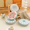 Bohemian Round Floor Cushion with Anti-Slip Base