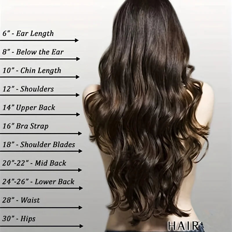Synthetic Long Wavy Clip-In Hair Extensions