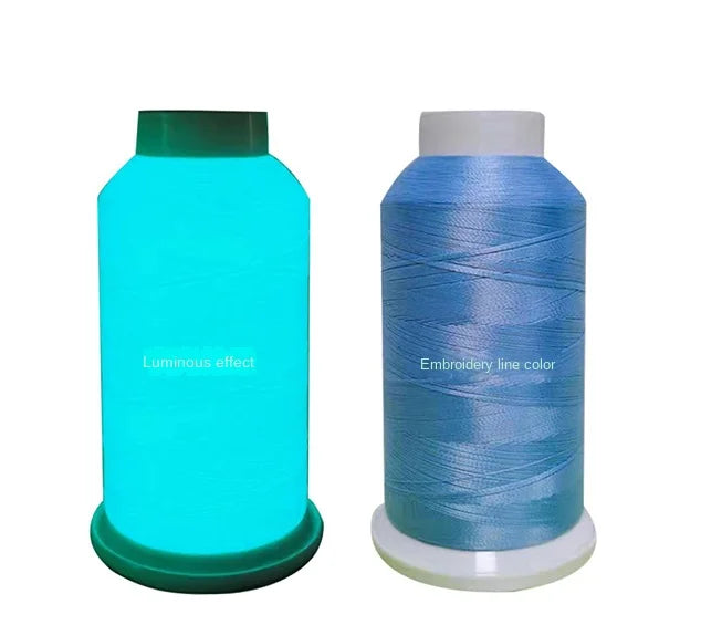 Glow-in-the-Dark Embroidery Thread for Sewing Projects