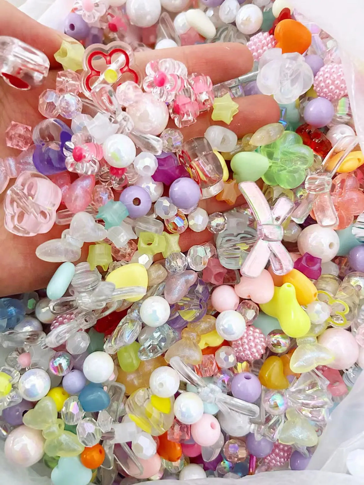 Bunte Acrylperlen für DIY-Schmuck